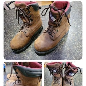 Georgia Boot Thinsulate Ultra 1000 Leather Work Boot Size Mens 8D